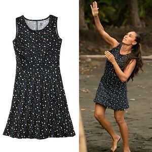 Title Nine Buttah Dream Active Dress in Celestial Dot | Medium